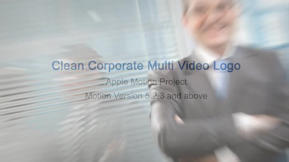Clean Corporate Multi Video Logo Opener Apple Motion - Download Videohive 20323786