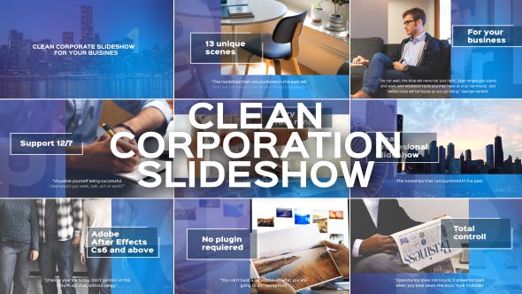 Clean Corporate Slideshow - Download Videohive 19493575