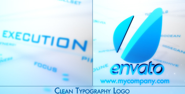 Clean Corporate Typography Logo - Download Videohive 3229360