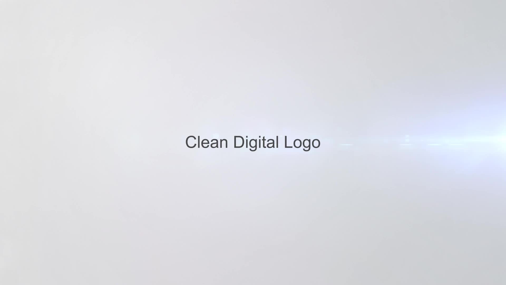 Clean Digital Logo - Download Videohive 11031969