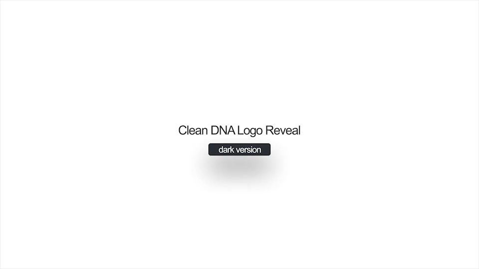 Clean DNA Logo Reveal - Download Videohive 15265184