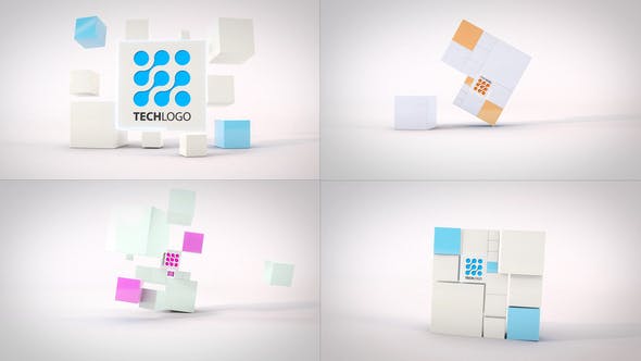Clean Dynamic Cubes Logo Reveals - Videohive 23494243 Download