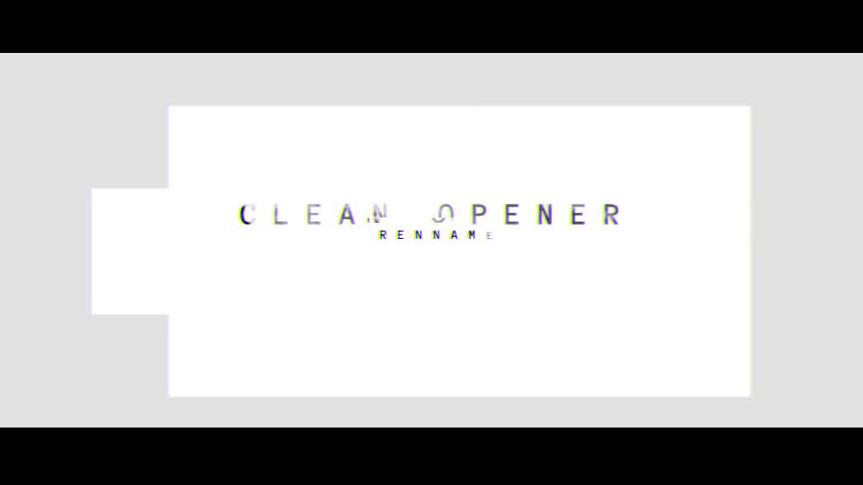 Clean Dynamic Opener Videohive 21583795 After Effects Image 1