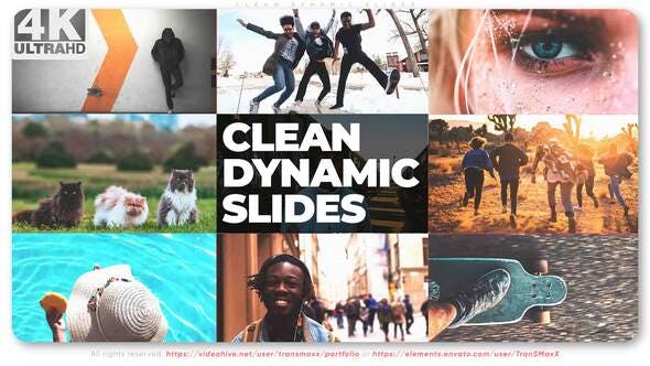 Clean Dynamic Slides - Videohive 32398062 Download