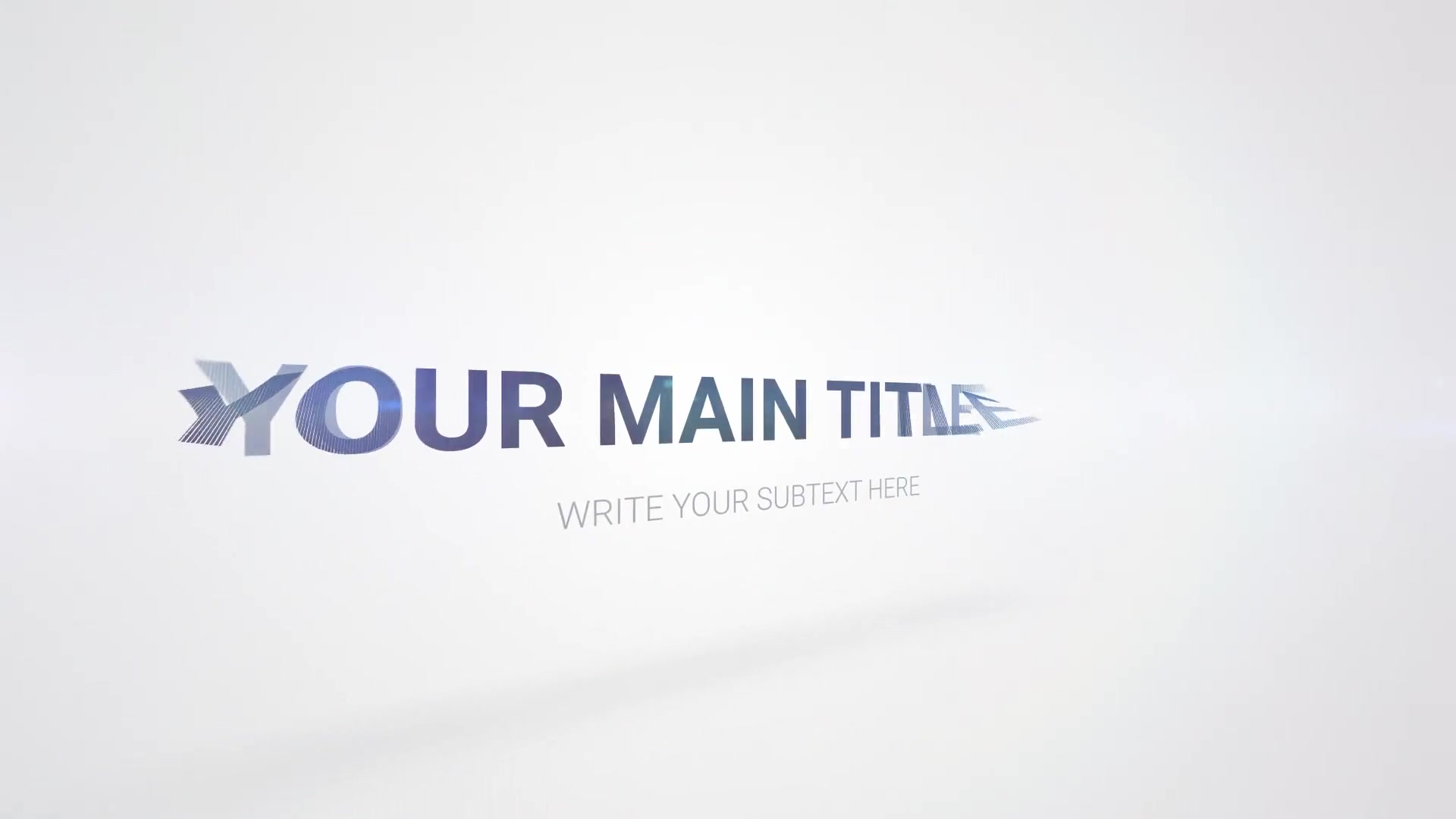 Clean Elegant Rotation Title 2 - Download Videohive 21854673