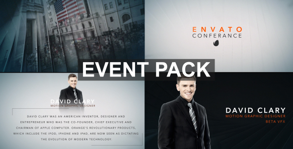 Clean Event Pack - Download Videohive 21385006