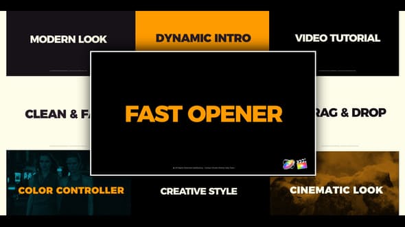 Clean Fast Opener FCPX - Download Videohive 23292301