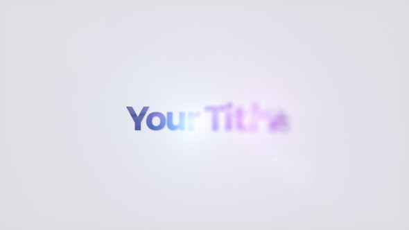 Clean Flare Title - Download Videohive 22482870