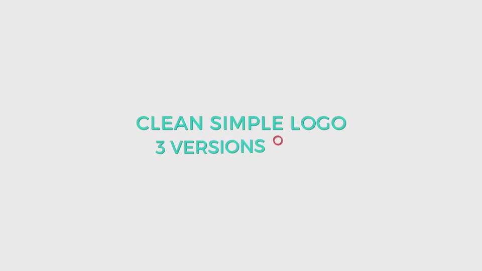 Clean Flat Logo 3 in 1 - Download Videohive 19372545