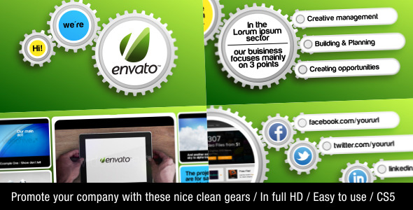 Clean Gear Company Promotion - Download Videohive 2526856