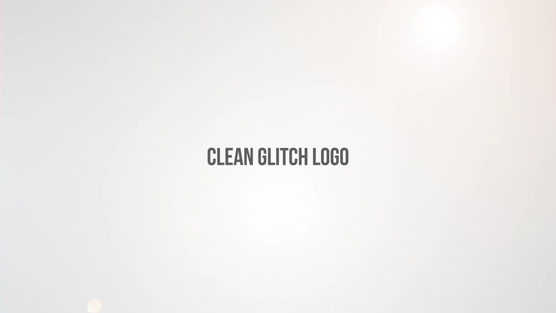 Clean Glitch Logo - Download Videohive 11449838