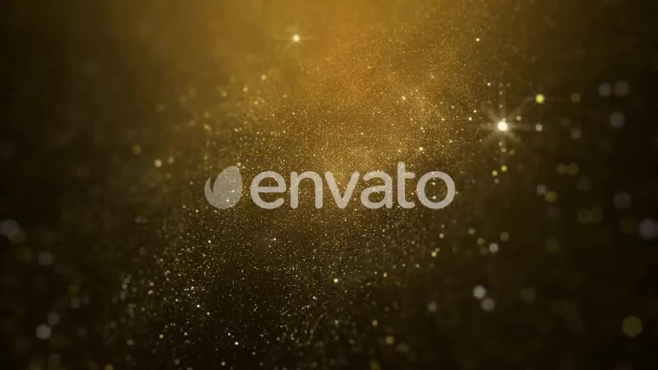 Clean Gold Particles Background Videohive 22957984 Motion Graphics Image 1