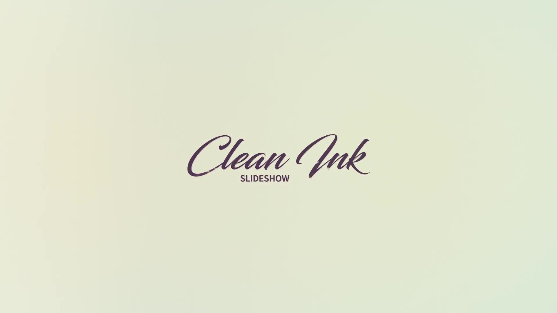 Clean Ink Slideshow - Download Videohive 20960610