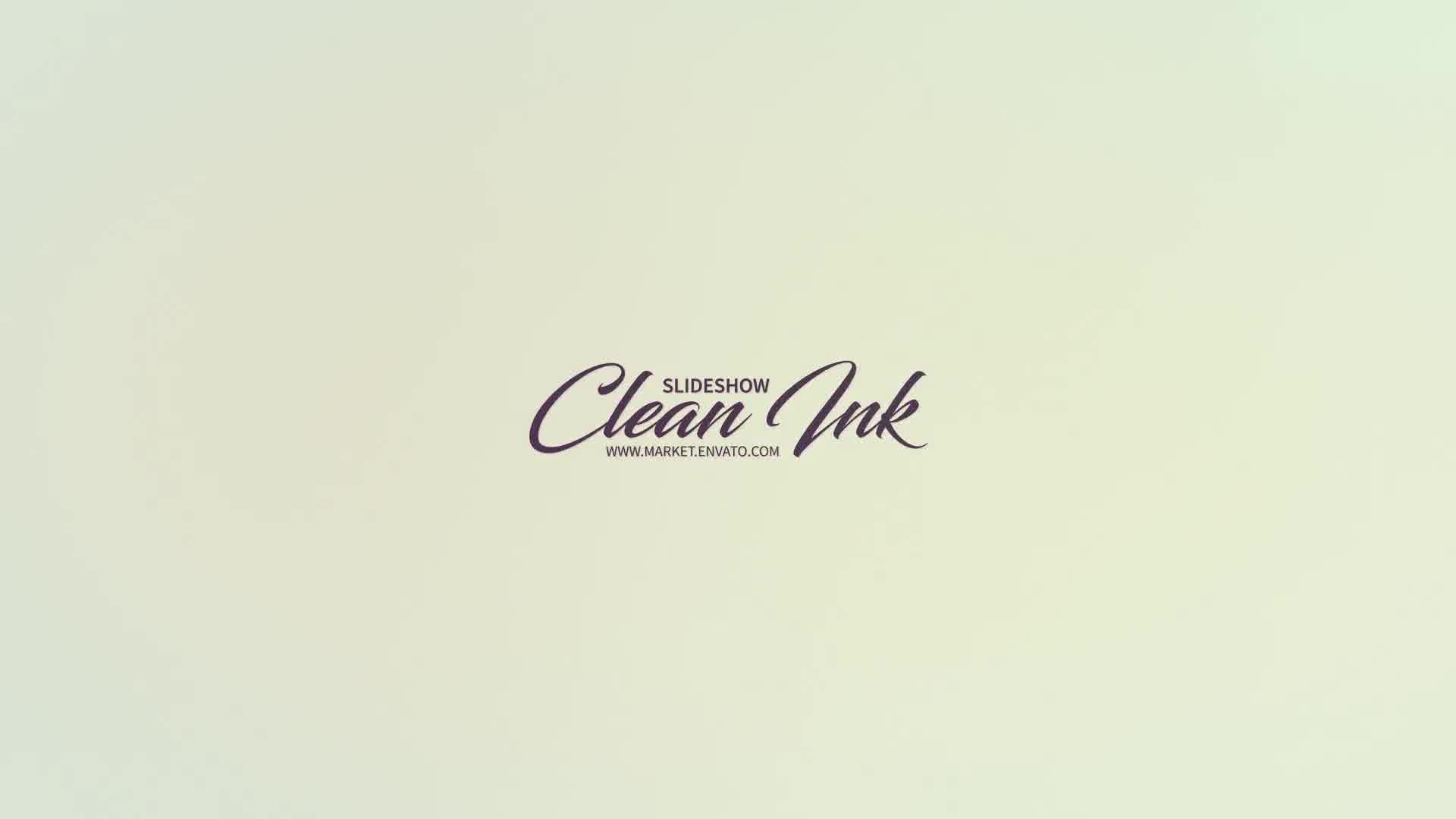 Clean Ink Slideshow - Download Videohive 20960610