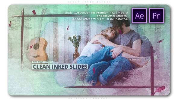 Clean Inked Slides - Download Videohive 32298525