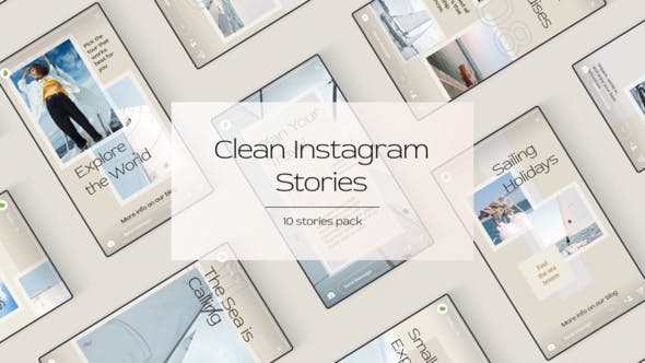 Clean Instagram Stories - 28301087 Download Videohive