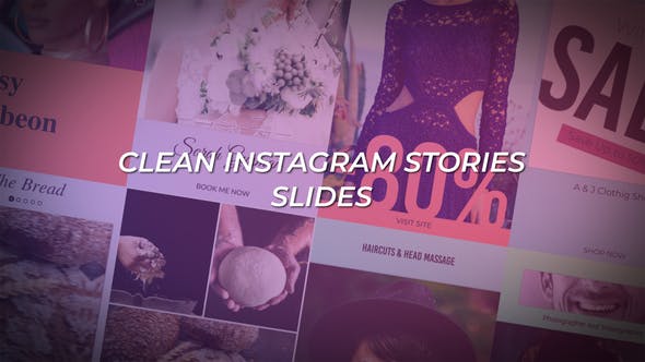 Clean Instagram Stories Slides - Download Videohive 25259720
