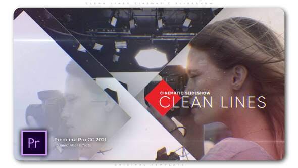 Clean Lines Cinematic Slideshow - 33028997 Download Videohive