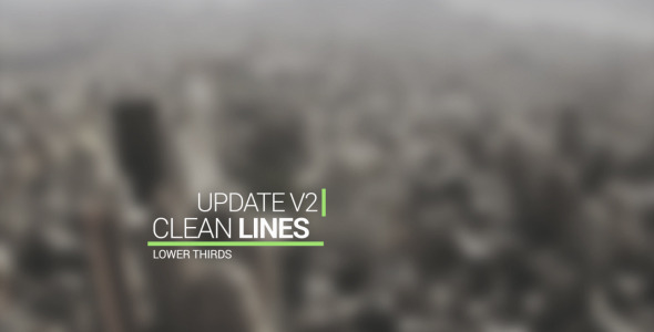 Clean Lines Lower Third - Download Videohive 10740623