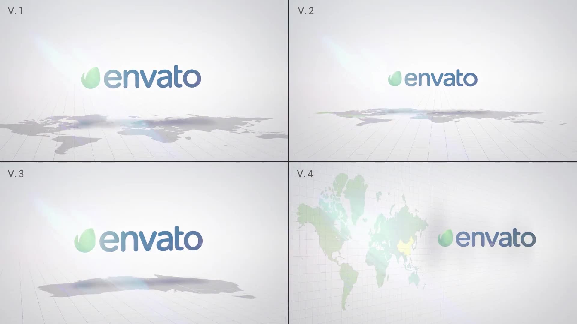 Clean Logo Maps Videohive 23854772 Premiere Pro Image 2