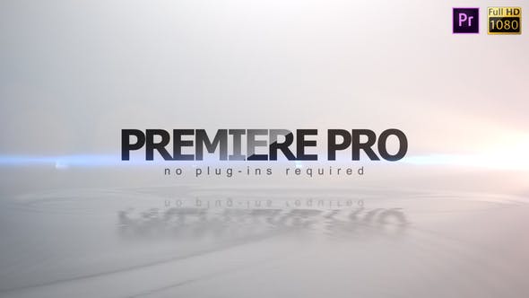 Clean Logo On Ripple Premiere Pro - Download Videohive 30005482