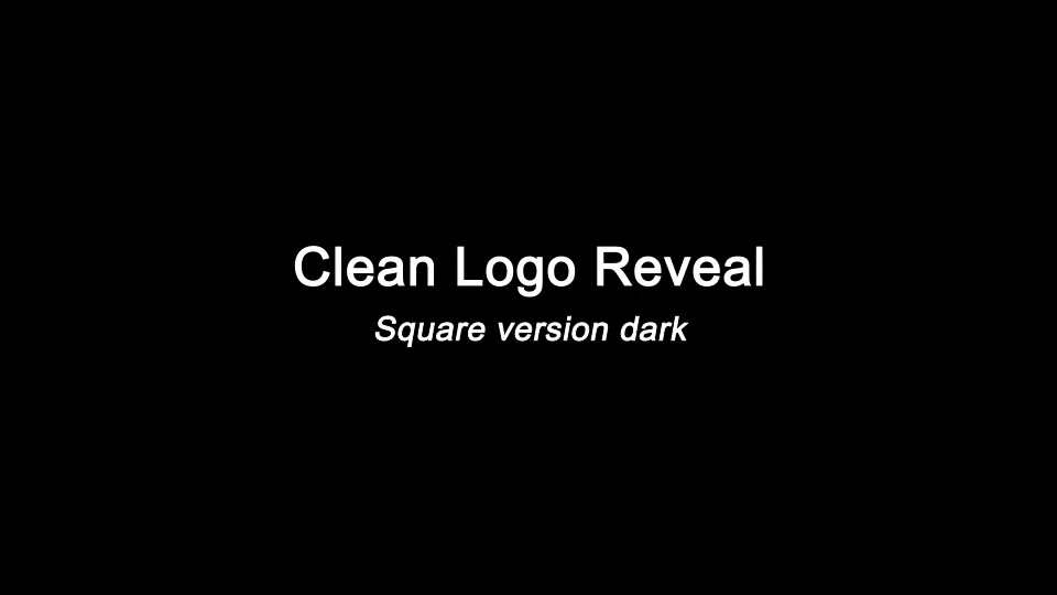 Clean Logo Reveal Videohive 12644262 After Effects Image 9
