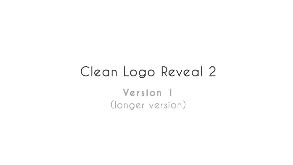 Clean Logo Reveal Videohive 11897202 After Effects Image 1