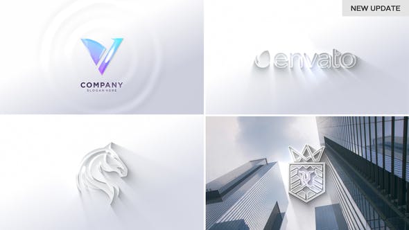 Clean Logo Sting - Videohive Download 32755216