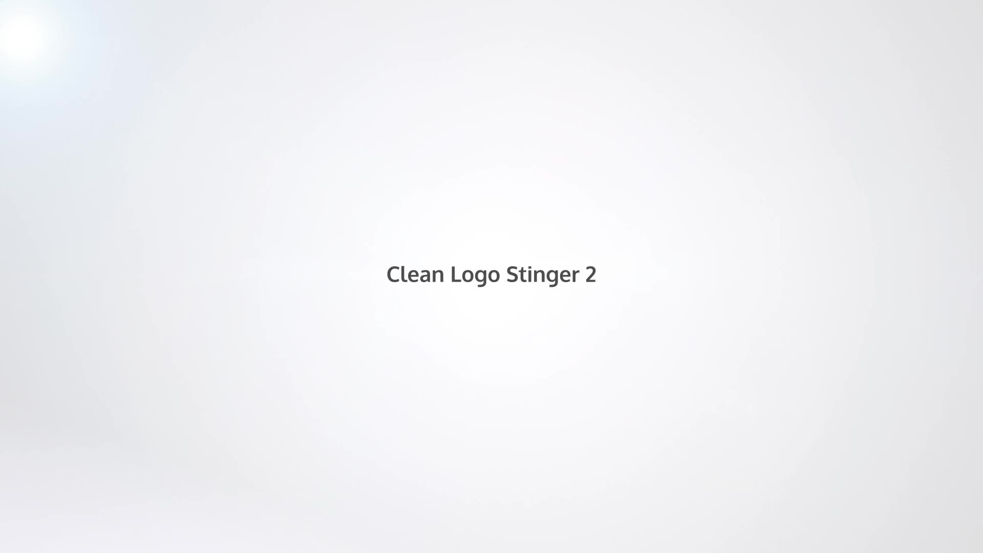 Clean Logo Stinger 2 - Download Videohive 12145078
