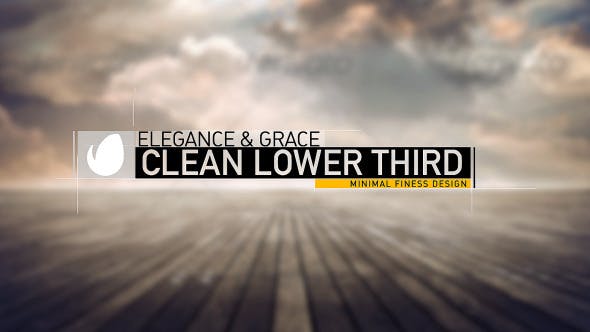 Clean Lower Third - Download 11044805 Videohive