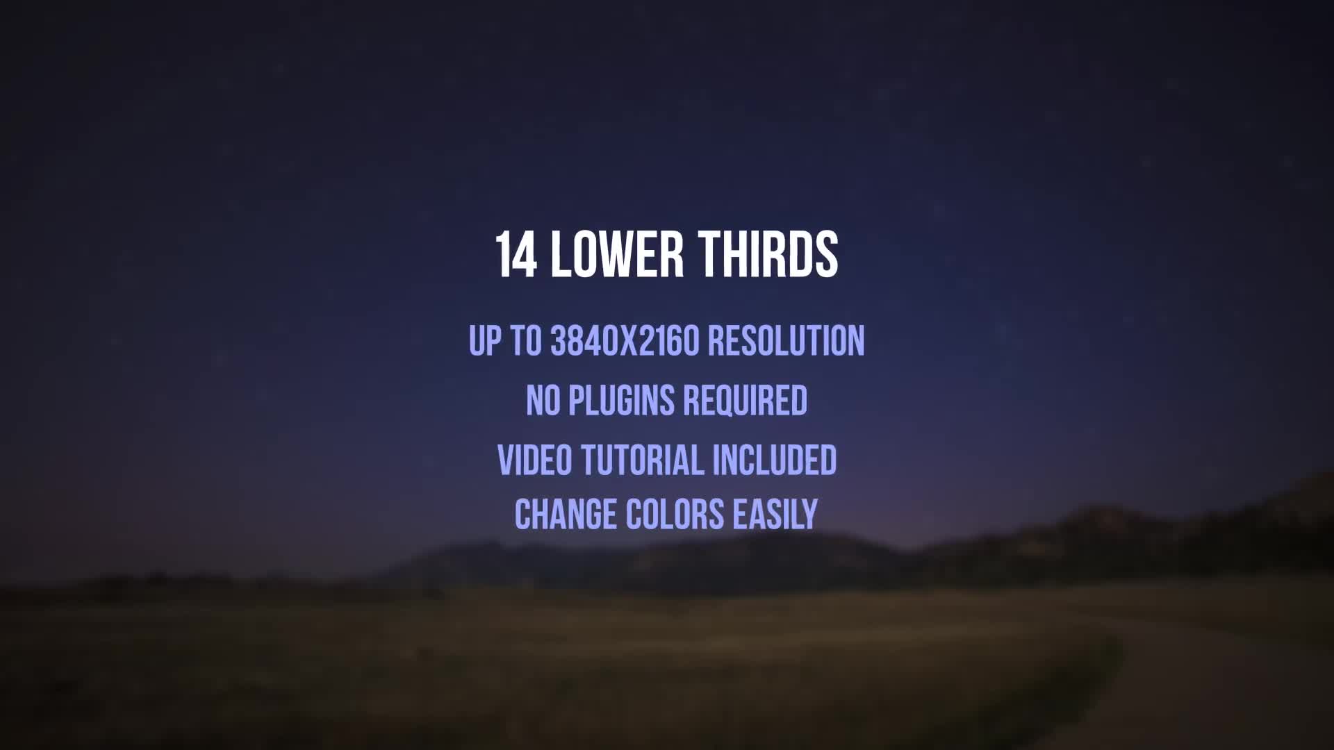 Clean Lower Thirds Videohive 13923070 After Effects Image 1