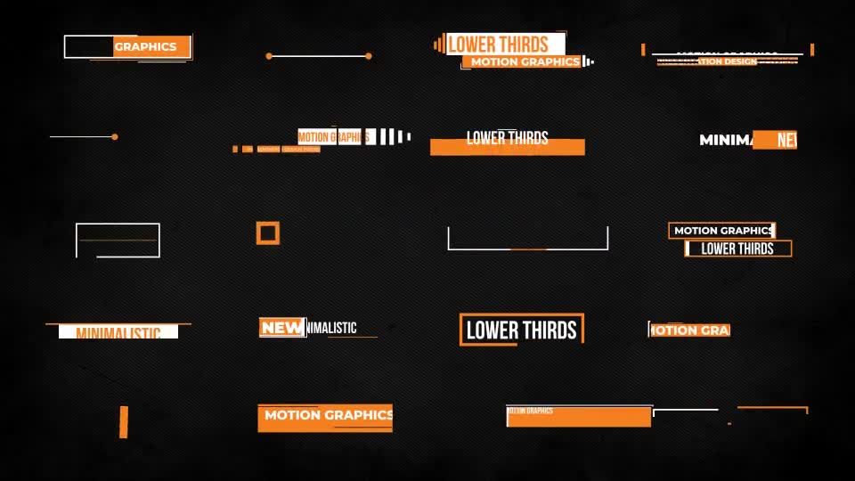 Clean Lower Thirds Videohive 28472926 After Effects Image 1