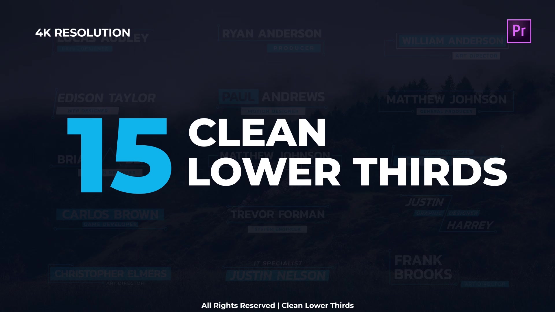 Clean Lower Thirds Videohive 29953354 Premiere Pro Image 13