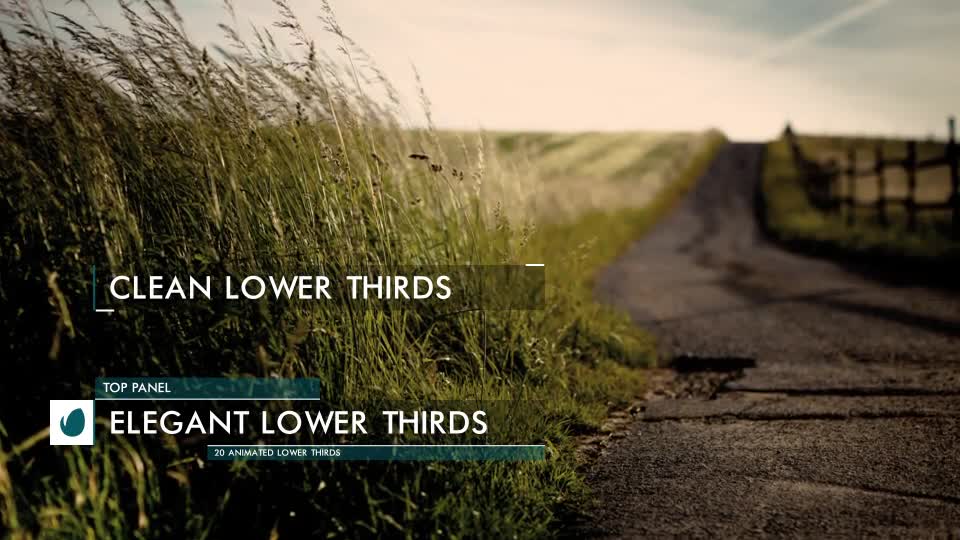 Clean Lower Thirds Videohive 9742397 After Effects Image 1