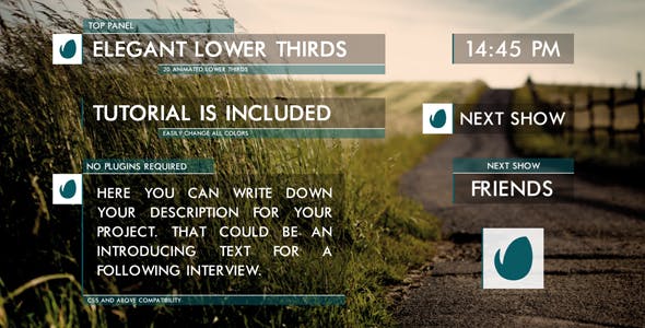 Clean Lower Thirds - Download 9742397 Videohive