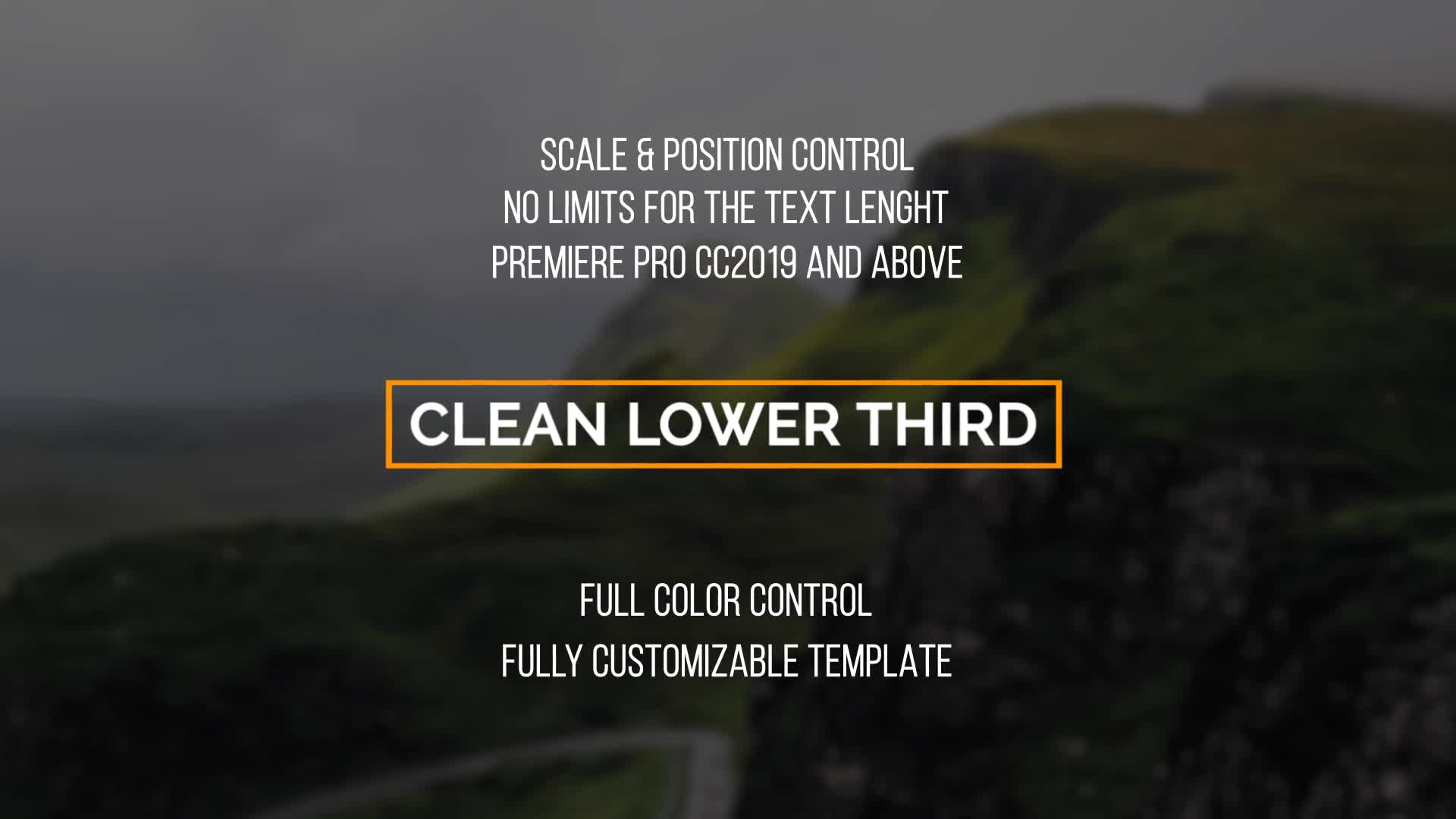 Clean Lower Thirds I Premiere Pro (Mogrt) Videohive 27930082 Premiere Pro Image 1