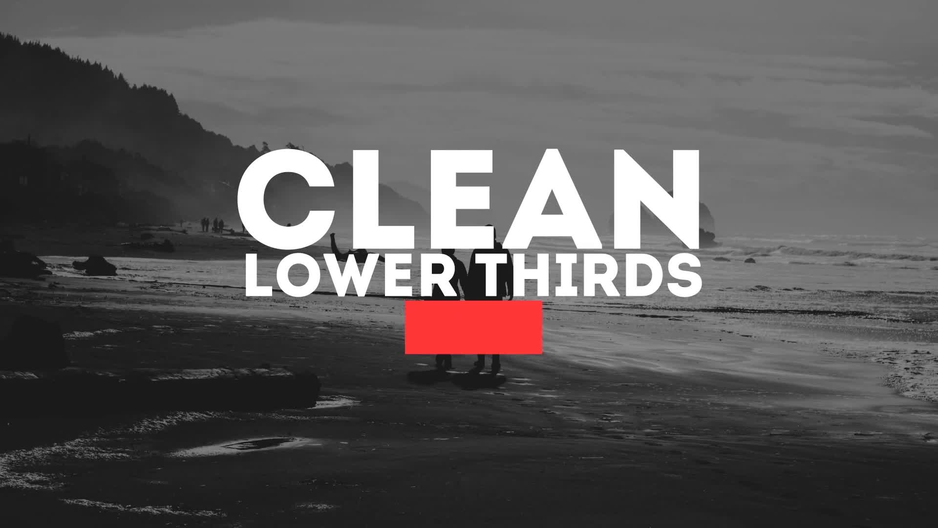 Clean Lower Thirds Pack Videohive 10621567 After Effects Image 1