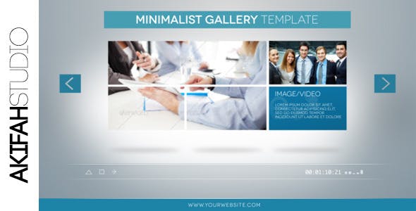 Clean Minimal Gallery Promotion - Videohive Download 4290211
