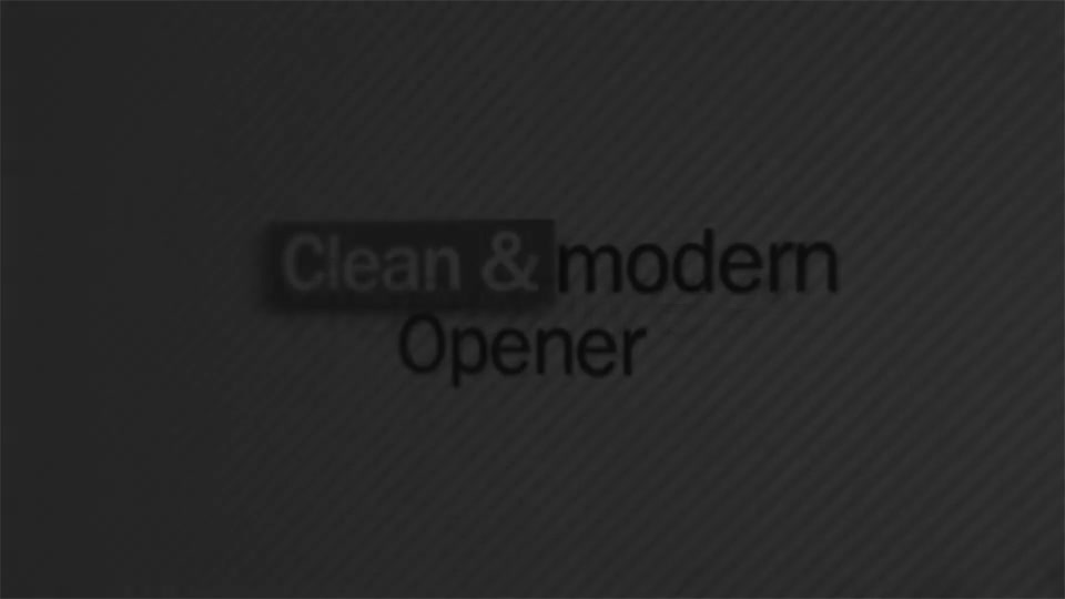 Clean & Modern Opener Videohive 3939186 After Effects Image 12