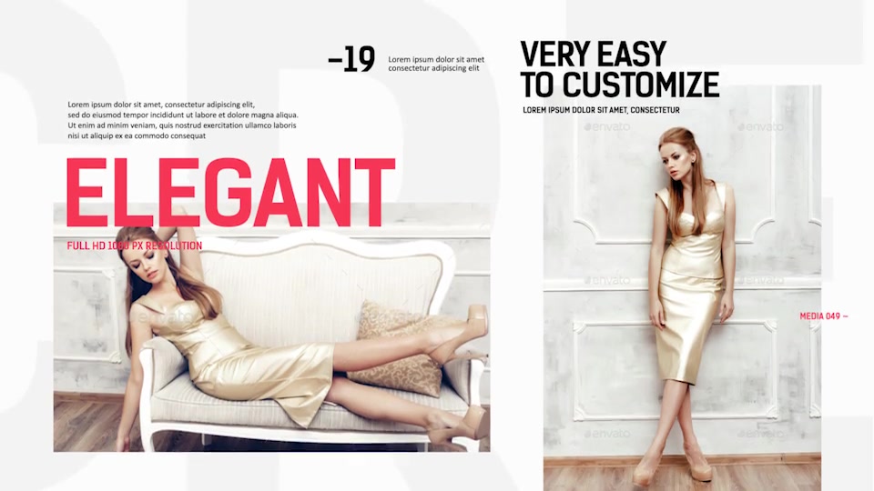 Clean Modern Slideshow / Fashion Opener / Clothes Collection / Stylish Models Gallery Videohive 15895246 After Effects Image 11