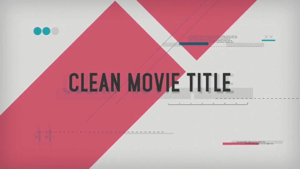 Clean Movie Title - Download Videohive 8526699