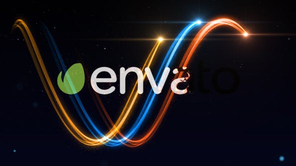 Clean Particle Trails Logo - 16399608 Videohive Download