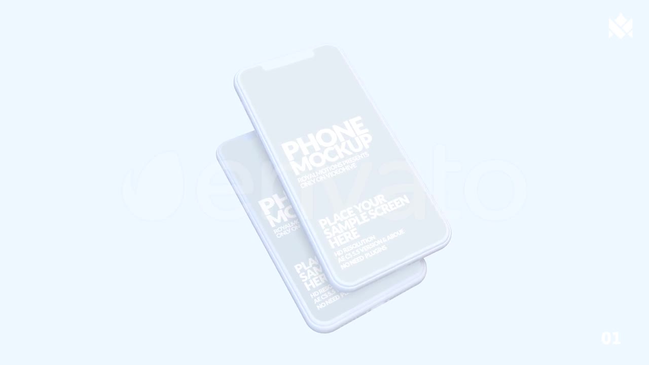 Clean Phone Promo Mock up V.01 Videohive 28743992 After Effects Image 1