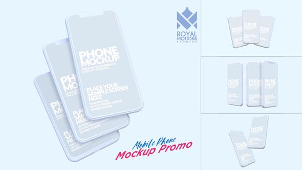 Clean Phone Promo Mock up V.01 - 28743992 Download Videohive