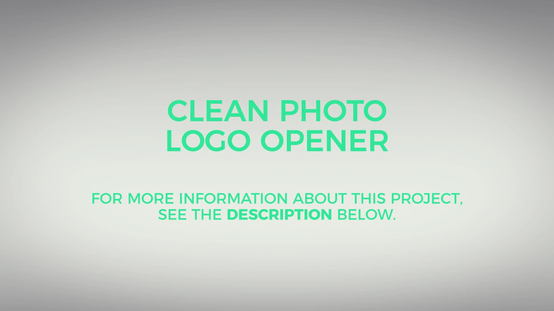 Clean Photo Logo Opener - Download Videohive 21246247