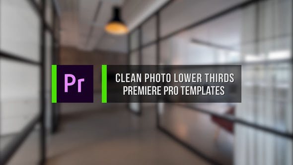 Clean Photo Lower Thirds - 23517009 Download Videohive