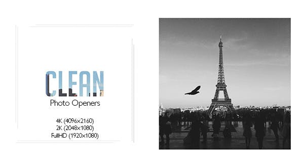 Clean Photo Openers Logo Reveal - 12070961 Download Videohive