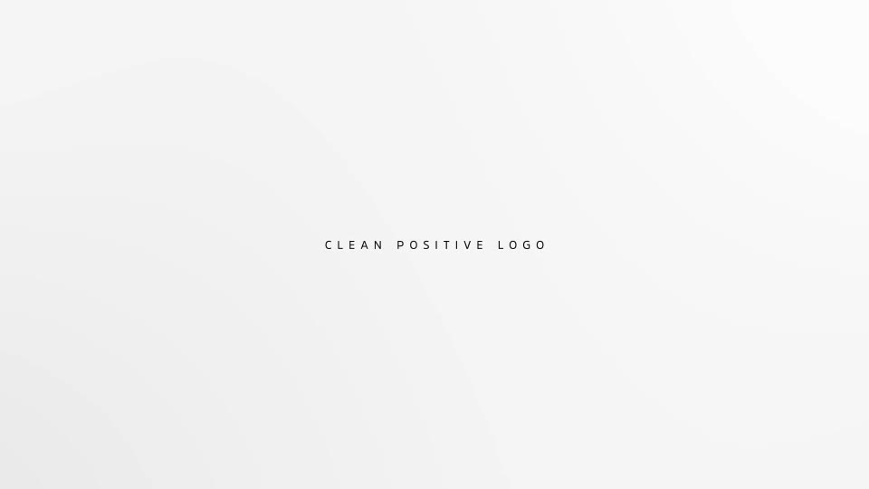 Clean Positive Logo Videohive 24497206 After Effects Image 1