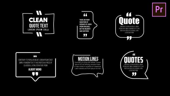 Clean Quotes - Download 26989733 Videohive
