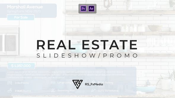 Clean Real Estate Slideshow | MOGRT - 33868459 Videohive Download